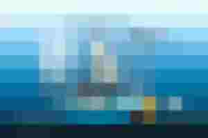 Ein Schiff in einer Glasflasche