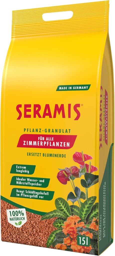 Seramis für Zimmerpflanzen im 15-l-Sack